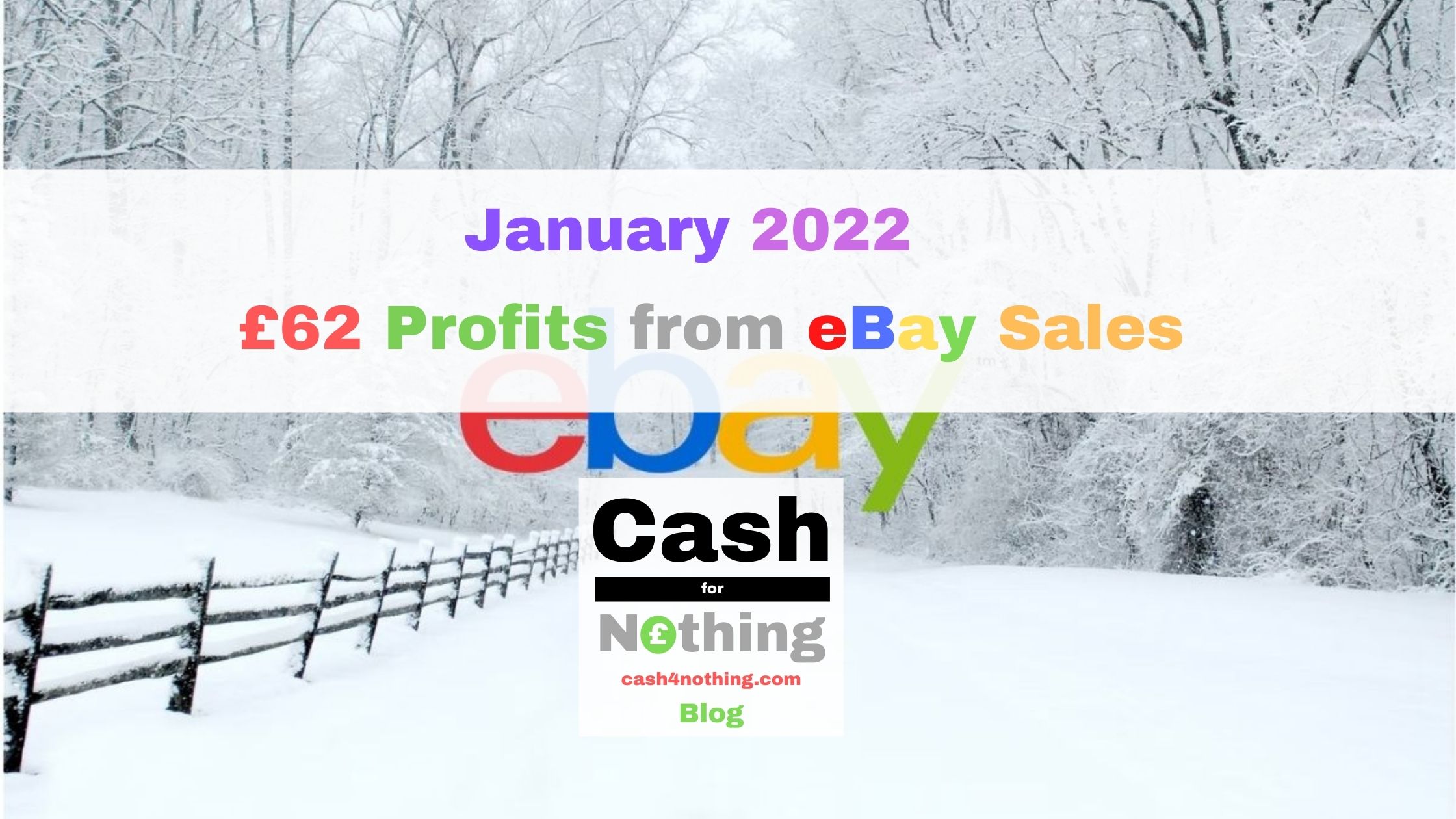 Clutter for Cash £62 Free Money January 2022 Selling my Stuff on eBay