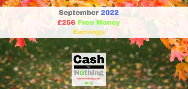 Cash4Nothing September 2022 Free Money Earnings