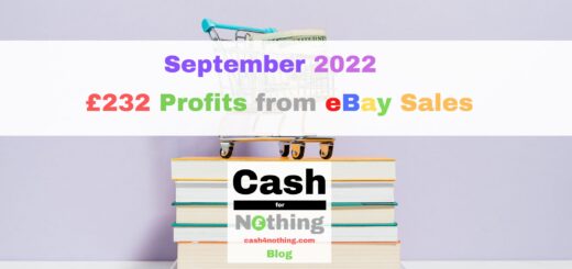 Cash4Nothing September 2022 Cash for Clutter Free Money Earnings