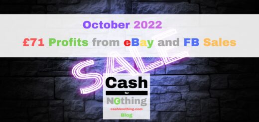 Cash4Nothing October 2022 Cash for Clutter Free Money Earnings